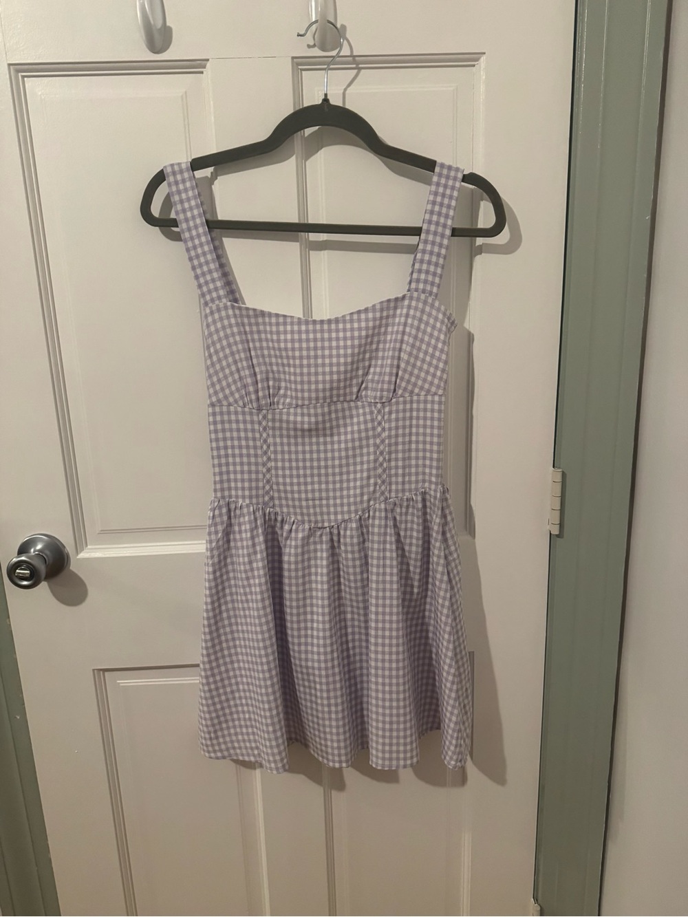 Lilac Gingham dress
